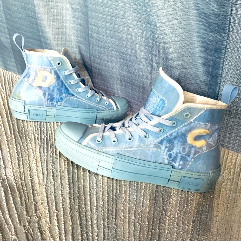 Blue Dior Sneakers